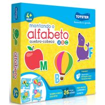 Quebra Cabeça Educativo Montando o Alfabeto 26 Peças - Toyster