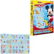 Quebra Cabeça Educativo Números de 1 a 20 Mickey 20 peças