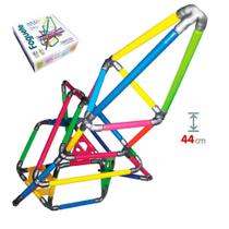 Quebra-cabeça Edulig Puzzle 3D Foguete - 56 peças e conexões - ME4NZCQYS - Edulig