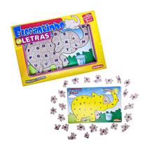 Quebra-cabeça Elefantinho das Letras - Carimbras - 3 anos