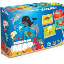 Quebra-Cabeça em Blocos - Fundo do Mar: Mergulhe na diversão e no aprendizado!