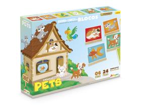 Quebra Cabeça Em Blocos Pets 835 Junges