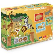 Quebra cabeca em blocos zoo junges Quebra cabeca em blocos zoo junges