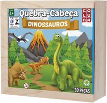 Quebra-Cabeça em Madeira - 30 Peças - Dinossauros