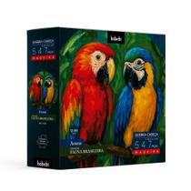 Quebra - Cabeça Em Madeira Araras - 547 Peças Babebi Quebra - Cabeça Em Madeira Araras - 547 Peças Babebi