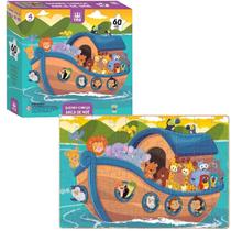 Quebra Cabeça Em Madeira Arca De Noé 60 Peças 0425 - NIG