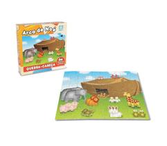 Quebra Cabeça Em Madeira Arca De Noé 60 Peças - Nig Brinquedos