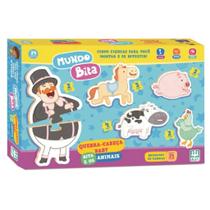 Quebra Cabeça Em Madeira Baby Bita E Os Animais 0692 - NIG