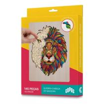Quebra-Cabeça em Madeira - Leão - 145 peças - Copag