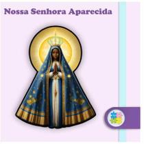 Quebra-cabeça em madeira Nossa Senhora Aparecida A3 222 Peças com caixa em madeira