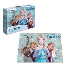 Quebra-cabeca em mdf disney frozen 100 peças - xalingo
