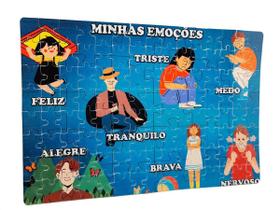 Quebra-Cabeça Emoções Coleção Tea & Amor 120 Peças Quebra-Cabeça Emoções Coleção Tea & Amor 120 Peças