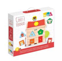 QUEBRA CABEÇA ENCAIXE CORES E FORMAS - Brinquedo Educativo Pedagógico