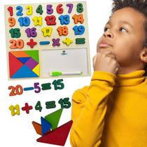 Quebra-Cabeça Encaixe Divertido Numeros Lógica Quadro Branco Quebra-Cabeça Encaixe Divertido Numeros Lógica Quadro Branco