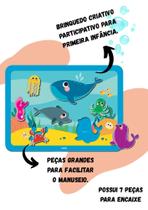 Quebra Cabeça Encaixe Fundo Do Mar Babebi