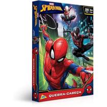 Quebra cabeca encapado homem aranha marvel 100 pecas toyster