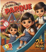 Quebra Cabeça - Escola/Parque 24 Peças em MDF - IOB