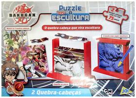 Quebra cabeça escultura bakugan