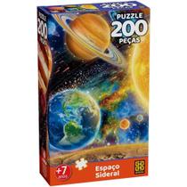Quebra cabeca espaco sideral 200 pecas grow