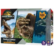 Quebra Cabeça Espinossauro Dinossauro Jurassic World 500 Pçs