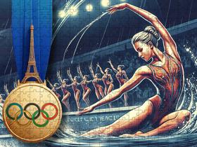 Quebra-cabeça Esportes Olimpicos Nado Sincronizado 300 peças - Coleção Tea & Amor