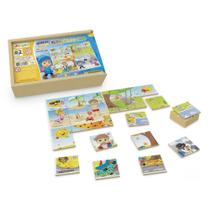 Quebra-cabeça estações do ano (estojo)