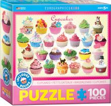 Quebra-cabeça Eurographics Cupcakes de 100 peças