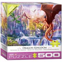 Quebra-cabeça EuroGraphics EURHR Dragon Kingdom 500 peças Quebra-cabeça EuroGraphics EURHR Dragon Kingdom 500 peças
