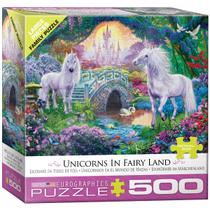 Quebra-cabeça EuroGraphics EURHR Unicorn Fairy Land 500 peças Quebra-cabeça EuroGraphics EURHR Unicorn Fairy Land 500 peças