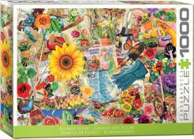 Quebra-cabeça EuroGraphics Flower Seeds de Lars Stewart 1000 unidades