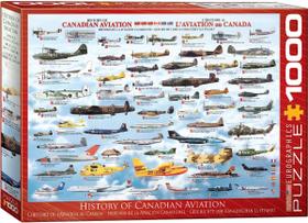 Quebra-cabeça EuroGraphics History Canadian Aviation 1000 peças