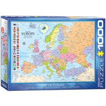 Quebra-cabeça EuroGraphics Mapa da Europa 1000 peças Quebra-cabeça EuroGraphics Mapa da Europa 1000 peças