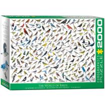 Quebra-cabeça EuroGraphics O Mundo das Aves 2000 Peças