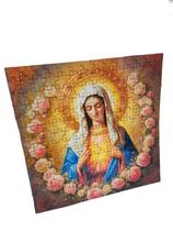 Quebra-cabeça exclusivo Nossa Senhora das Flores 196 peças em mdf