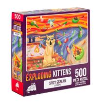 Quebra-Cabeça Exploding Kittens Spicy Scream - 500 Peças