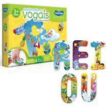 Quebra Cabeça Explorando as Vogais Infantil Toyster
