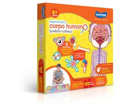 Quebra Cabeça Explorando O Corpo Humano 120 Pc Toyster 2490