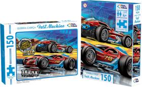 Quebra-cabeça Fast Machine 150 peças Carro Corrida Super Turbo Quebra-cabeça Fast Machine 150 peças Carro Corrida Super Turbo