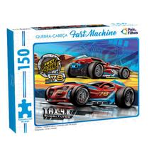 Quebra Cabeça Fast Machine 150 Peças Pais e Filhos