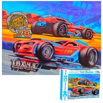 Quebra-Cabeça Fast Machine 150Peça Carro Corrida Super Turbo - Pais e filhos
