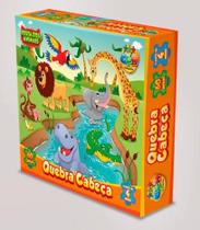 Quebra cabeça festa dos animais 60 pçs