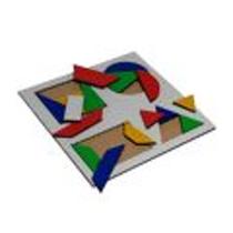 Quebra Cabeça Figura Geométrica Sortido