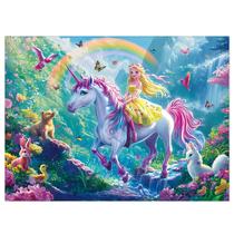 Quebra-cabeça Fishwisdom Princess Unicorns World 200 peças
