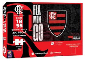 Quebra Cabeça Flamengo Brasão 200 Peças Mimo Toys