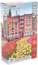 Quebra-Cabeça Flores em Amsterdã 500 peças - Grow