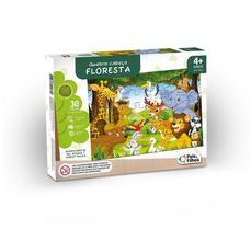 Quebra Cabeça Floresta 30 Peças Grandes - Pais E Filhos
