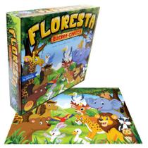 Quebra Cabeça Floresta 30 Peças Madeira Pais e Filhos