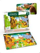 Quebra-Cabeça Floresta Infantil 30 Peças Brinquedo Educativo Quebra-Cabeça Floresta Infantil 30 Peças Brinquedo Educativo