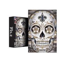 Quebra-cabeça FOCO New Orleans Saints NFL Sugar Skull 1000 unidades Quebra-cabeça FOCO New Orleans Saints NFL Sugar Skull 1000 unidades