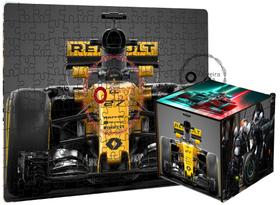 Quebra Cabeça Formula 1 Automobilismo + Caixa em MDF Personalizado